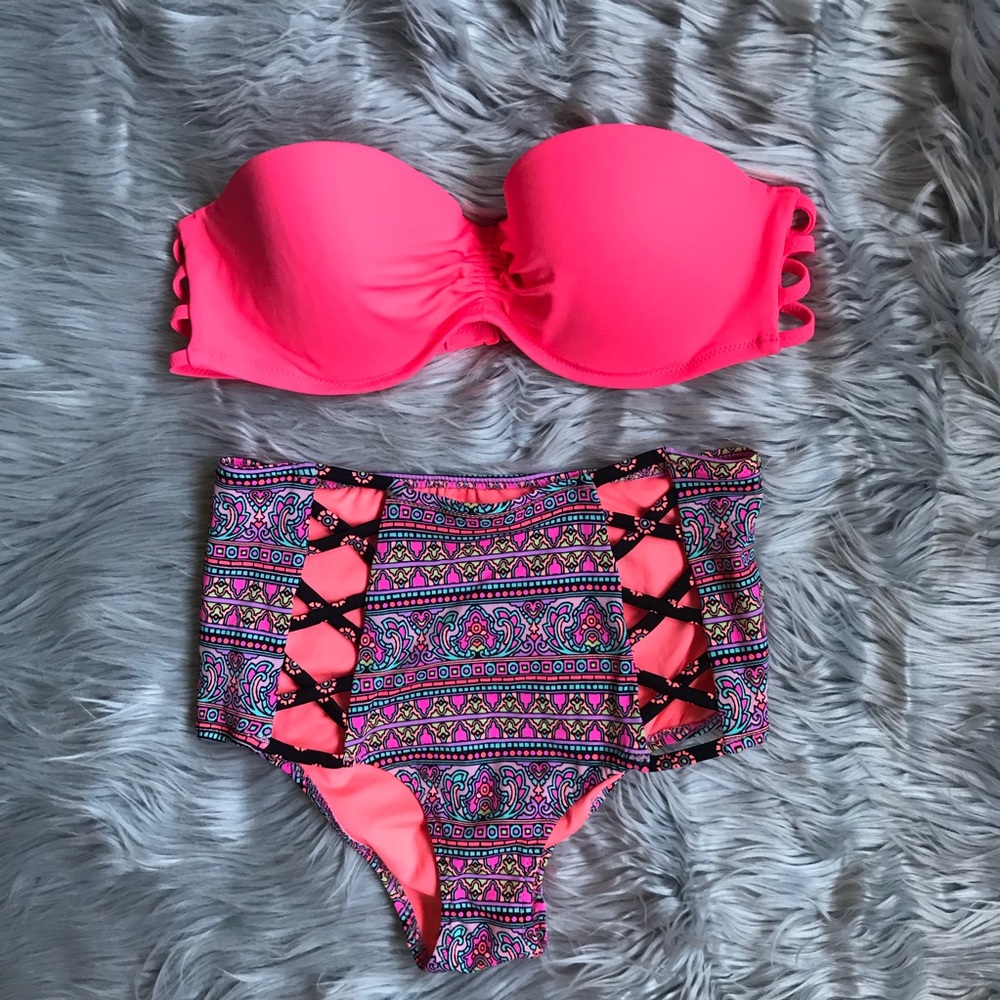 Shade & Shore two piece swim suit